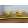 Image 1 : 2 Glass Bowls, Yellowish
