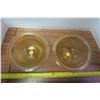Image 2 : 2 Glass Bowls, Yellowish