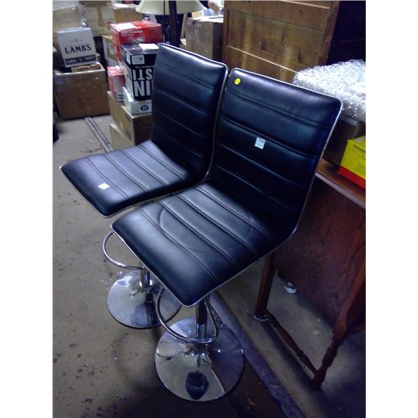 2x Ajustable Bar Stools