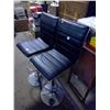 Image 1 : 2x Ajustable Bar Stools