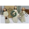 Image 1 : 3 Willow Tree Angel Christmas Ornaments