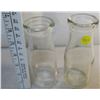 Image 4 : 6 x Glass Milk Bottles