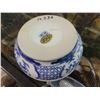 Image 10 : Blue + White Porcelain Incense Bowl