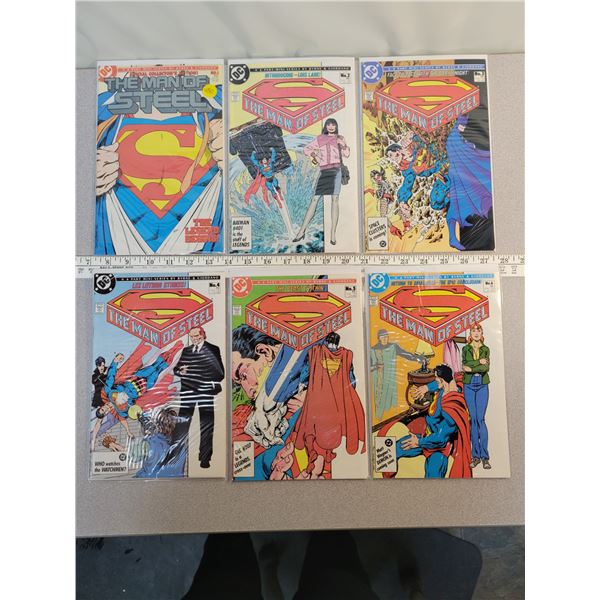 Set of 6 #1-6 'The Man Of Steel' nr mt mid 1980's