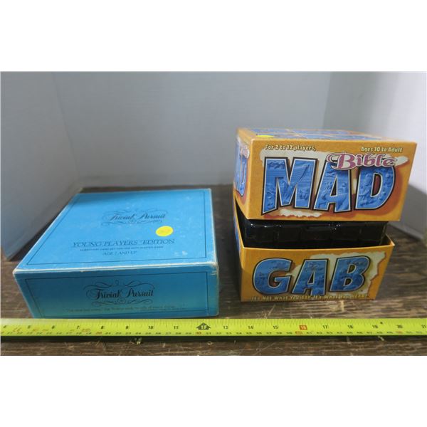 Mad Gab And Young Trivial Pursuit Games