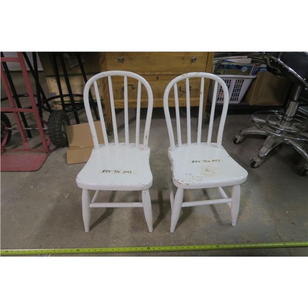 2 Small Children's Chairs
