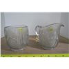 Image 1 : Heart Pattern Creamer and Sugar