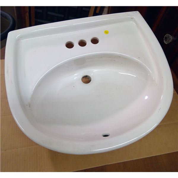 Porcelain wall sink - large