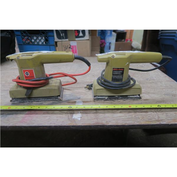 2 Black and Decker Block Sanders