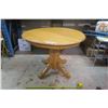 Image 1 : All Wood Pedestal Table