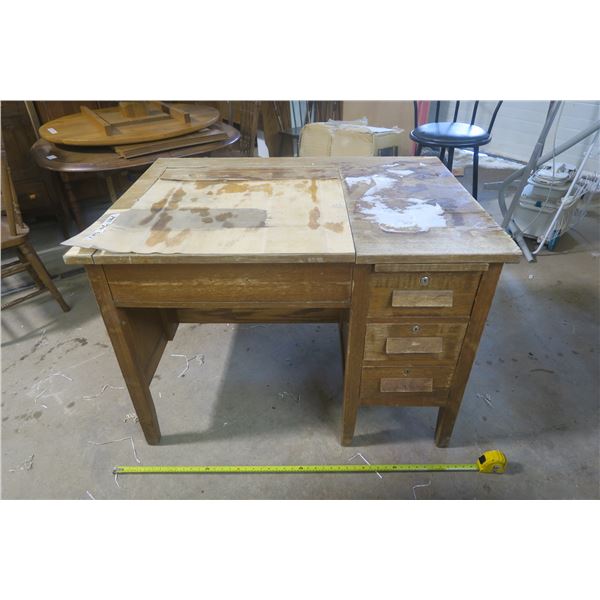 Desk, Needs New Top but Otherwise Good Condition
