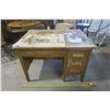 Image 1 : Desk, Needs New Top but Otherwise Good Condition