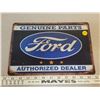 Image 1 : 8" X 11" tin sign Ford parts