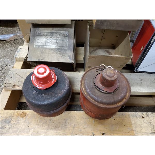 2 VINTAGE MONARCH KEROSENE TRUCK FLARES