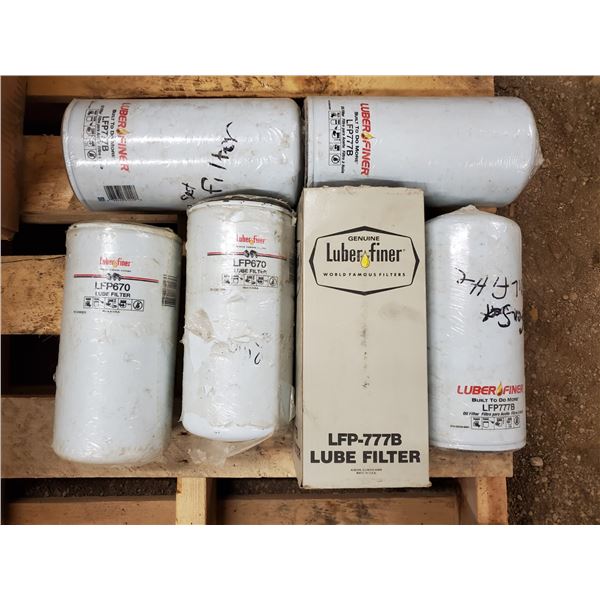 6 LUBER FINER OIL FILTERS LFP670 + LFP777B