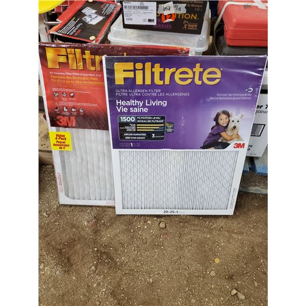 3 BRAND NEW 20 X 25 X 1 FURNACE FILTERS