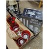 Image 1 : BOX OF CANDLES + TEALIGHT HOLDERS