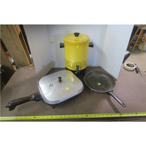 Pan, Electric Pan, & Coffee Maker (No Adapter)
