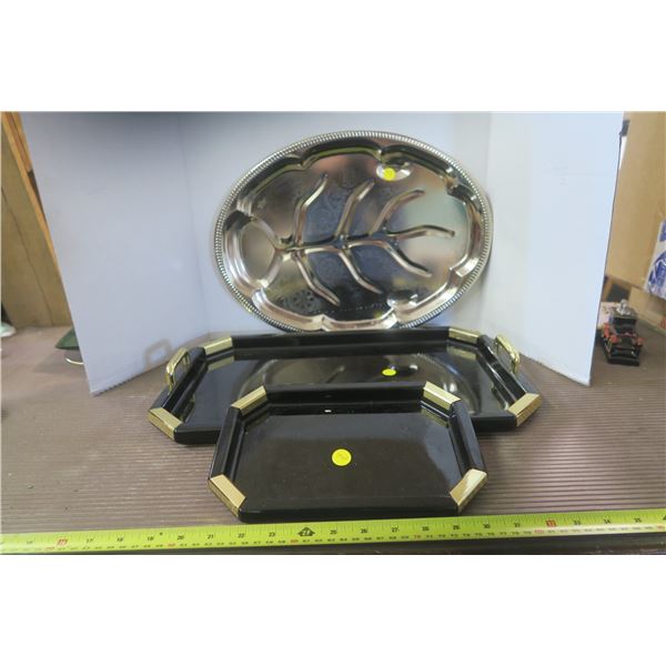 3 Serving Trays