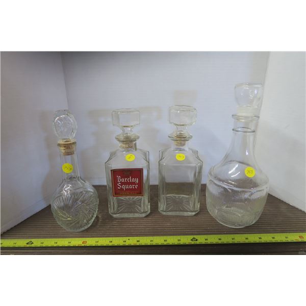 4 Decanters
