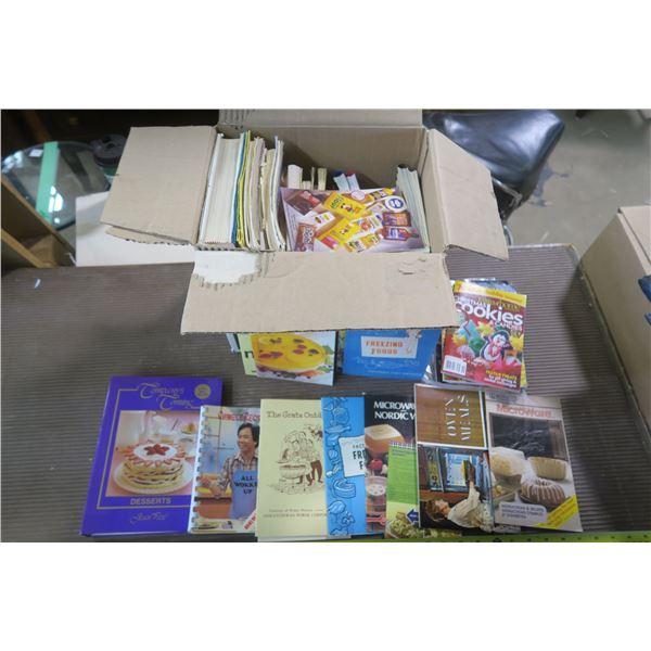 Box of Cookbooks