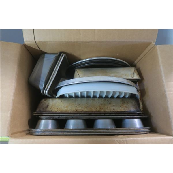 Box of Metal Bakeware