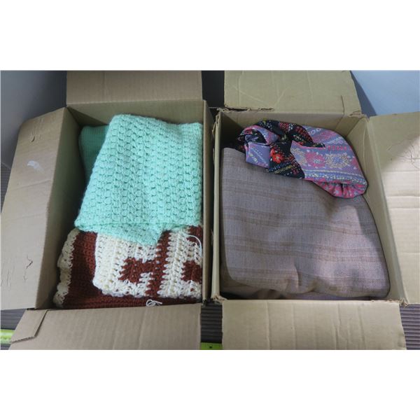 2 Boxes of Fabric