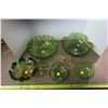 Image 1 : Green Glass Bowl Collection