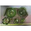 Image 2 : Green Glass Bowl Collection