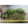 Image 8 : Green Glass Bowl Collection