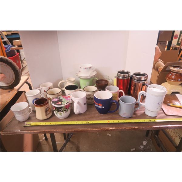 Box of Mugs and Cups