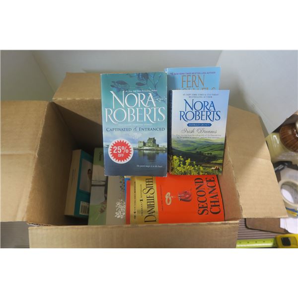 Box of Books, Daniel Steel Fern Michel Etc.