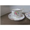 Image 6 : Royal Albert China Petite Point Tea Set