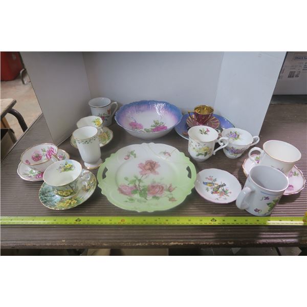 Misc. Cups and Saucers some Royal Albert