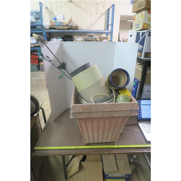 Misc. Flower Pots and Yard Art