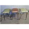 Image 1 : 3 Vintage Stacking Stools With Removable Seat