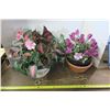 Image 1 : 2 Artificial Flower Displays