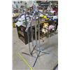 Image 3 : Chrome Clothing Rack, Adjustable Arms, Great for Home or Commercial Use