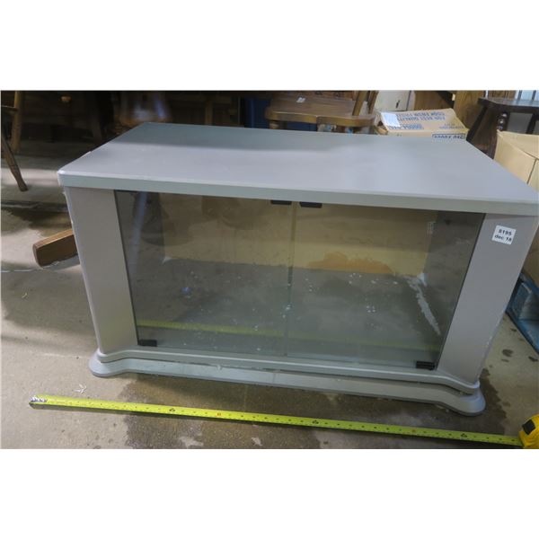Swivel Glass Doored TV Stand