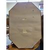 Image 3 : 8 sided wood frame mirror 18" W X 26" H