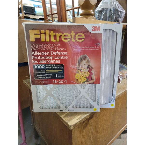Filtrete furnace filters 16 X 20 X 1