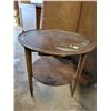 Image 3 : Round wooden end table/side tabel