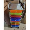 Image 1 : Multicolored rolling storage drawer