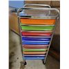 Image 3 : Multicolored rolling storage drawer