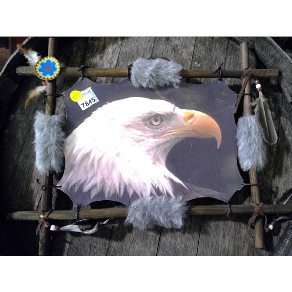 Eagle Picture In Wooden Frame