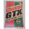Image 1 : 8" x 11" tin sign Castrol GTX