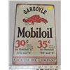 Image 1 : 8" x 11" tin sign Gargoyle Mobil oil