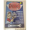 Image 1 : 8" x 11" tin sign Busted knuckle garage