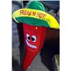 Image 1 : 4 ft Plush "Freak'n Hot" Chilli Pepper in Sombrero