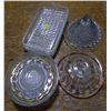 Image 1 : Glass Serving Trays, Butter Dishes, Etc